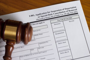 application suspension of deportation or special rule cancellation of removal