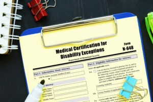 form N-648 medical certification for disability exceptions